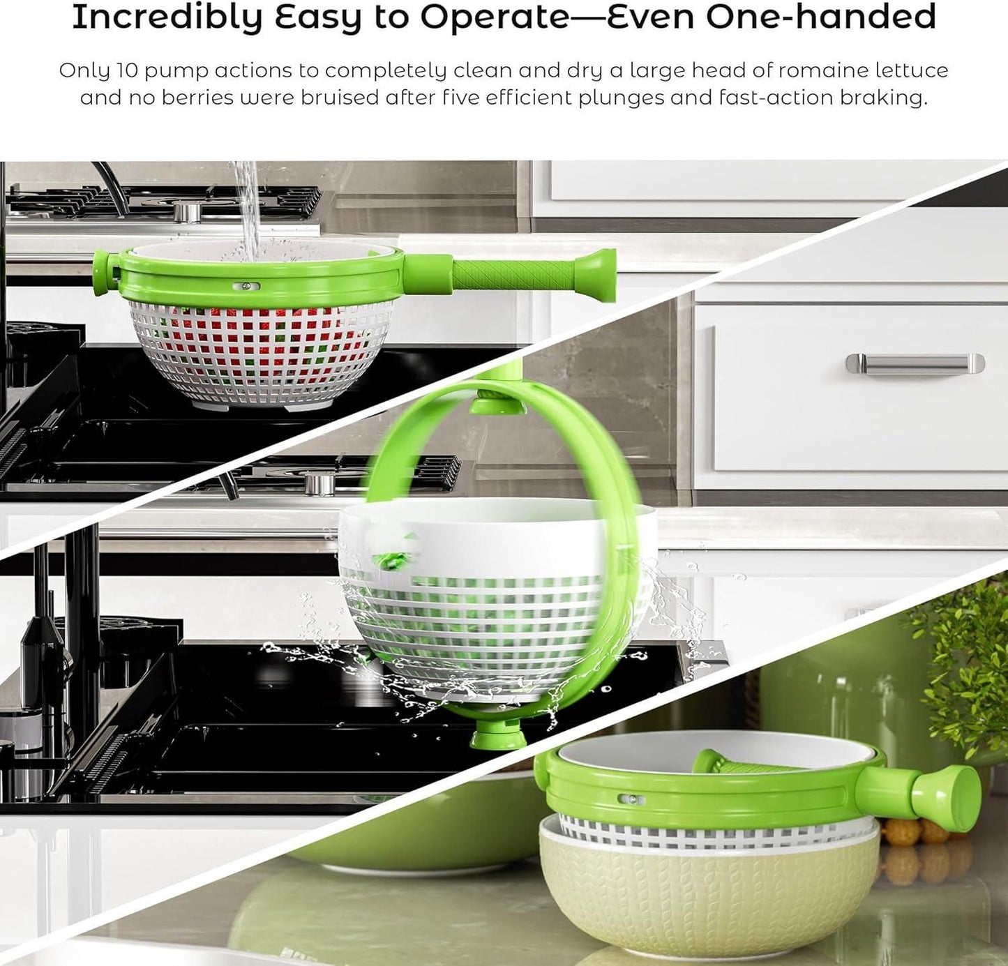 Collapsible Spinner – Quick-Dry, Fresh Greens in Seconds!