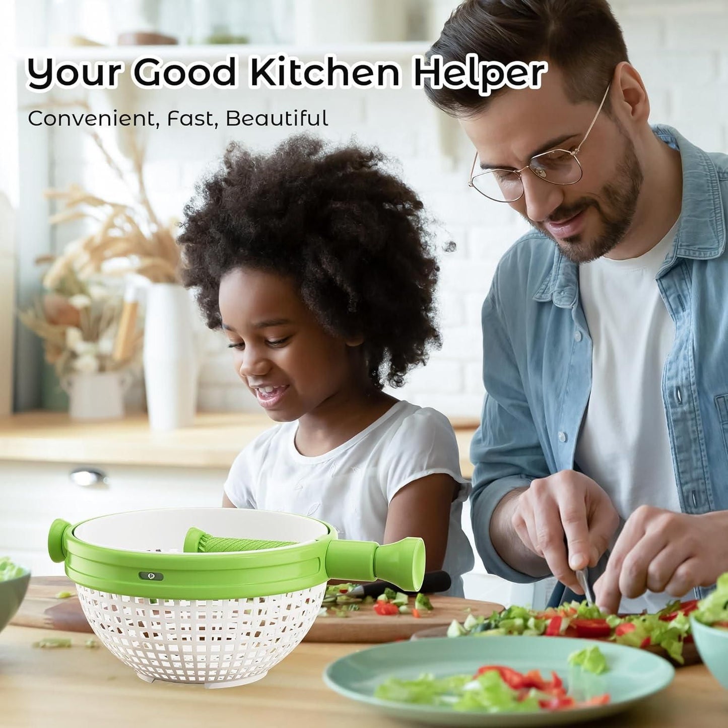 Collapsible Spinner – Quick-Dry, Fresh Greens in Seconds!