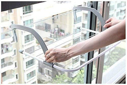 Foldable Stainless Steel Cloth Drying Rack – Fast, Fresh, and Flexible