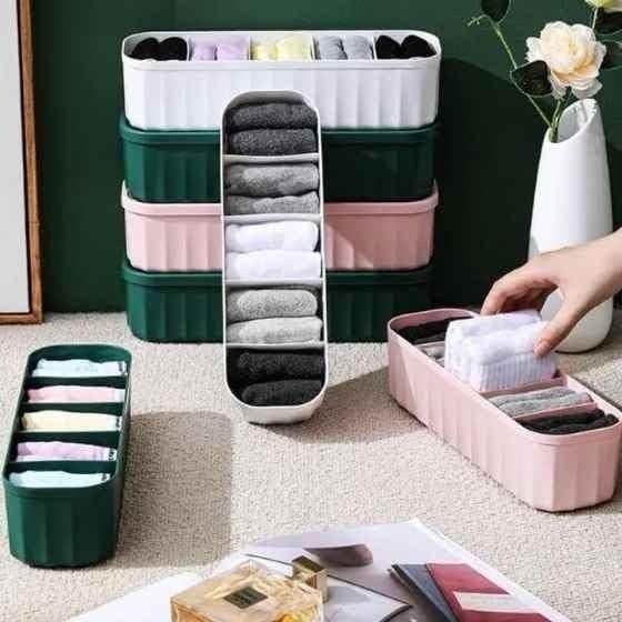 All-in-One Vanity & Closet Organizer – Makeup & Innerwear Storage Box with Drawers