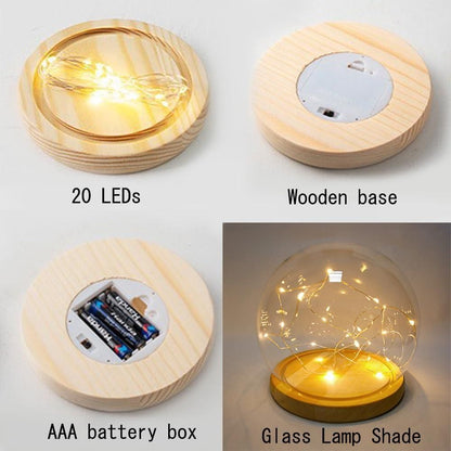 Unique Flower Lamp for Anniversary & Birthday Gifts
