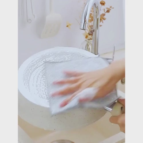 Multipurpose Dishwashing Scrubber Rags – Oil & Grease Remover, Fast Dry & Reusable