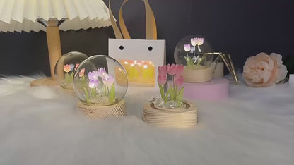 Unique Flower Lamp for Anniversary & Birthday Gifts
